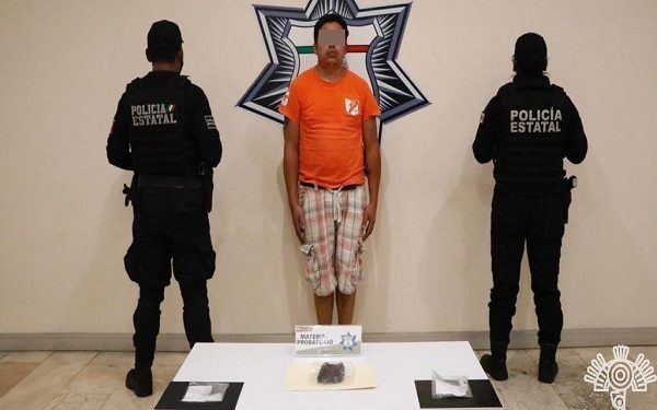 Policía Estatal asegura a «El Mono», líder narcomenudista en Ahuacatlán