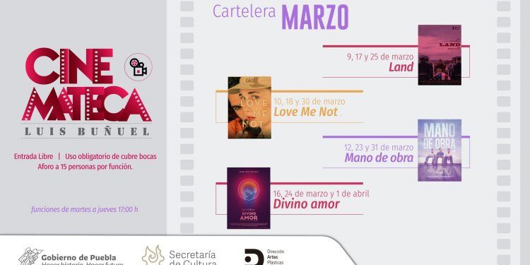 Ofrece Cinemateca de Puebla funciones gratuitas