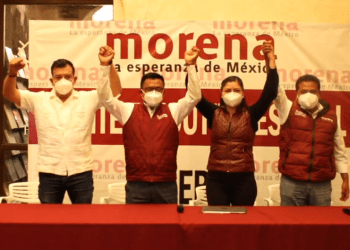 Morena presenta a Claudia Rivera como candidata a la presidencia municipal de Puebla