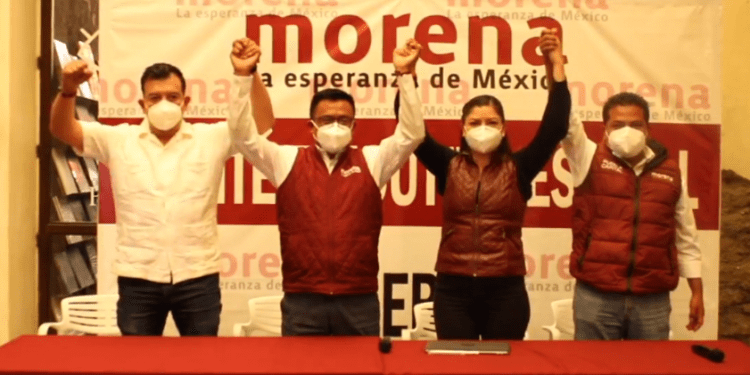 Morena presenta a Claudia Rivera como candidata a la presidencia municipal de Puebla
