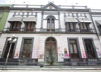 Gobierno de Puebla reparará daños ocasionados por manifestación feminista