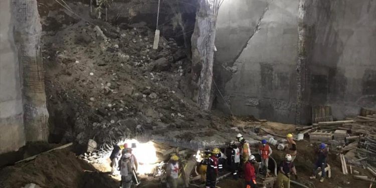 Detienen a responsable de obra que se derrumbó en Texmelucan
