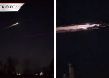 Difunden videos de objetos luminosos recorriendo el cielo de Oregón, Estados Unidos