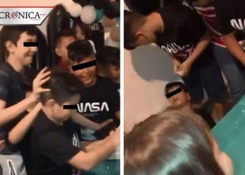 Niño se hace viral por fingir desmayo al darle mordida al pastel (VIDEO)