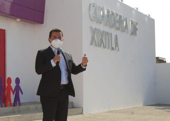 Inaugura presidente municipal de San Pedro Cholula la Guardería DIF Xixitla