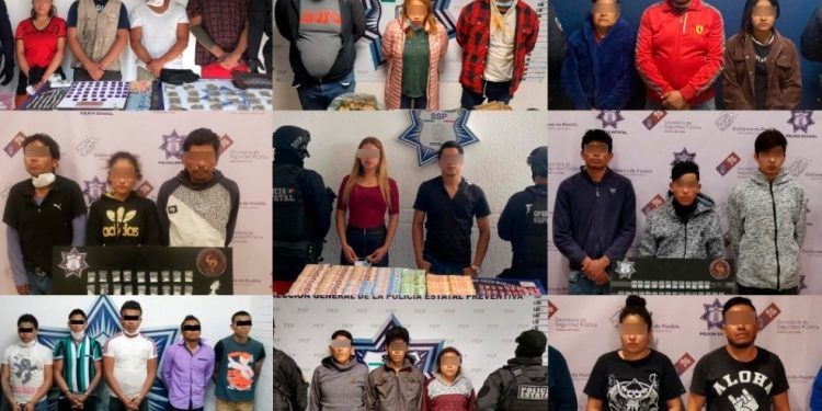 SSP detiene a 635 delincuentes y debilita 118 grupos criminales en Puebla