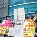 Familiares de mujeres desaparecidas en Puebla se manifiestan en la FGE