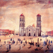 IN MEMORIAM – Mercado en pleno zócalo y atrio de la Catedral sin rejas