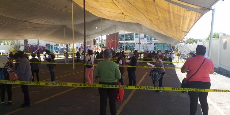 Se acaban 7 mil turnos para vacuna anti COVID-19 en San Andrés Cholula