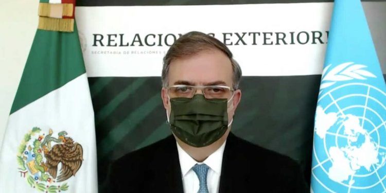 Ebrard denuncia ante la ONU “el acaparamiento” de vacunas anti-COVID