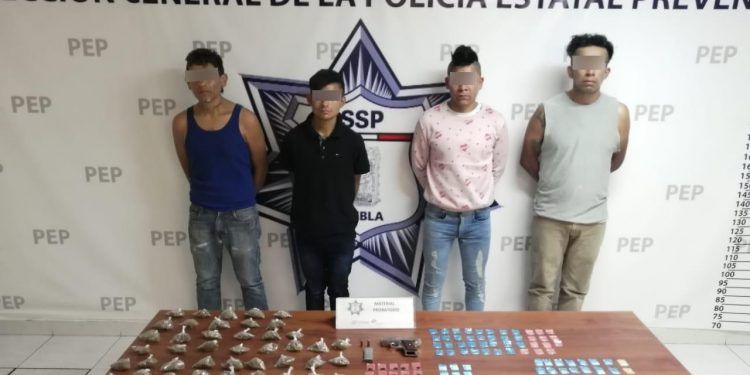 Narcomenudistas de la banda del «Pelón del Sur» son capturados en Puebla