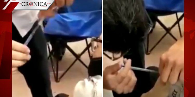 Inyectan a abuelita con jeringa vacía en Sonora; autoridades reconocen error