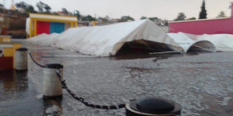 Granizada deja afectaciones en San Nicolás Buenos Aires