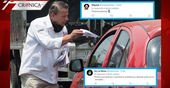 Tunden en redes a Alfredo Adame por iniciar campaña con insultos en Tlalpan
