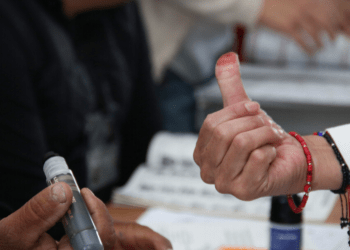 Sin riesgo de contagio con tinta indeleble al votar