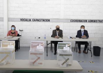 Junta Local del INE en Puebla presenta protocolo sanitario para votar el 6 de junio
