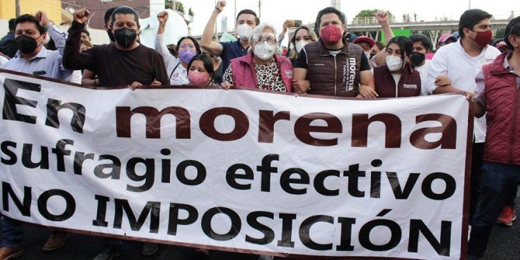 Morena, PRI y PAN, en conflicto interno