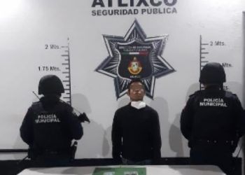 Cae presunto narcomenudista en Atlixco 