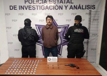 Sujeto con 32 dosis de droga es detenido en Huauchinango