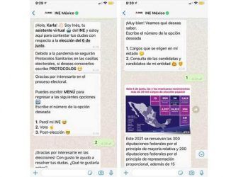 Lanza el INE asistente virtual para resolver dudas sobre las elecciones del 6 de junio