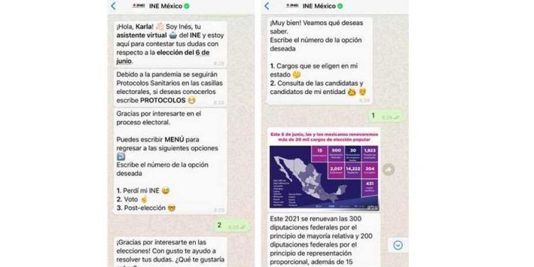 Lanza el INE asistente virtual para resolver dudas sobre las elecciones del 6 de junio