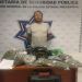 Sujeto es detenido con 10 bolsas de marihuana en la autopista Puebla-Orizaba