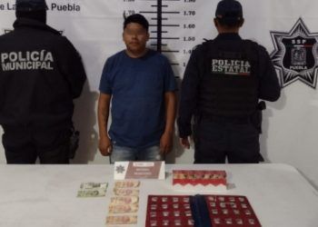 Asaltante de Oxxo es capturado en San Martín Texmelucan