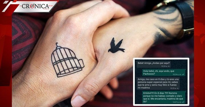 Nace Lady Tatuajes, pide a su amiga ser madrina y la charla termina en pelea