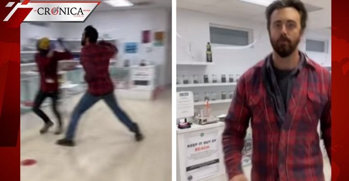 Sujeto golpea a trabajador porque le pidió que usara su cubrebocas en la tienda