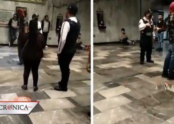 Detienen a hombre por amenazar a otro en el Metro; dijo que era de La Unión Tepito