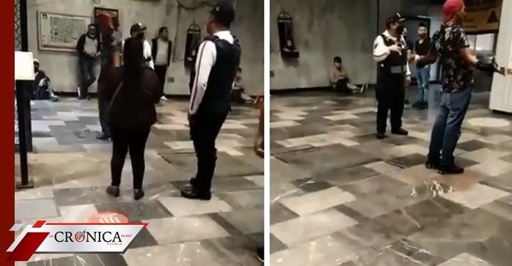 Detienen a hombre por amenazar a otro en el Metro; dijo que era de La Unión Tepito