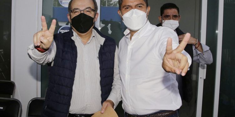 Felipe Calderón estuvo en Puebla para apoyar a Eduardo Rivera Pérez