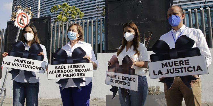 Desde 2019 hay denuncia contra Saúl Huerta por abuso sexual acusan candidatos de Va por México