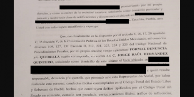 Denuncian al candidato de Morena en Zacatlán