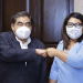Miguel Barbosa y Genoveva Huerta intercambian opiniones