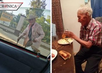 Familia adopta a abuelito que vivía en calles de Coahuila (FOTOS)