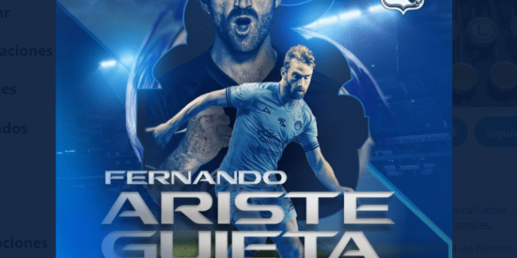 Club Puebla confirma la llegada del delantero Fernando Aristeguieta