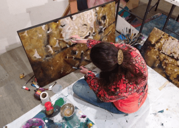 Andrea Sánchez Moreno, entre texturas y colores