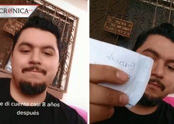Joven enseña que cajera le dio su número de teléfono y lo descubrió 8 años después