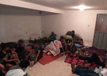 Rescata Policía Estatal a 240 migrantes centroamericanos en Bosques de Manzanilla 
