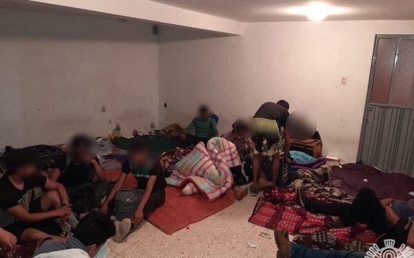 Rescata Policía Estatal a 240 migrantes centroamericanos en Bosques de Manzanilla 