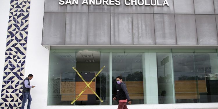 Disparan contra la fachada de Casa de Justicia de San Andrés Cholula