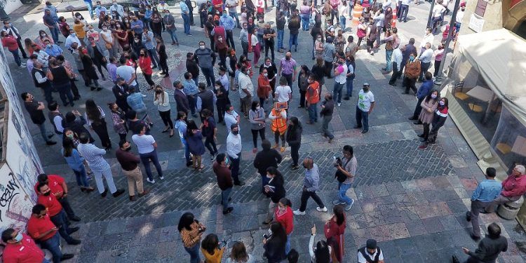 Sin contratiempos se lleva a cabo el Macro Simulacro en Puebla