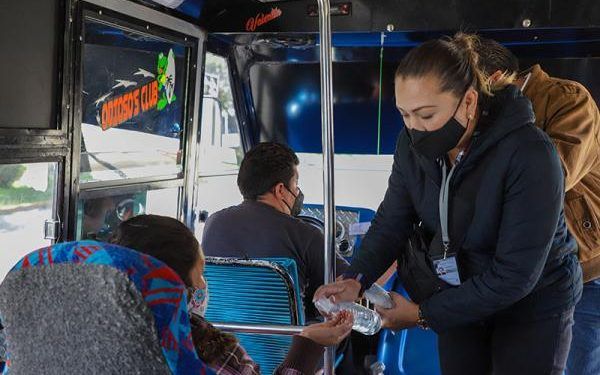 Movilidad y Transporte mantiene supervisión de medidas sanitarias COVID en Puebla