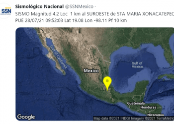 Sismo de 4.2 con epicentro en Xonacatepec, Puebla provoca evacuación de hospitales y edificios