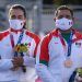 Fue de bronce, en tiro con arco