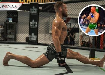Difunden video del doloroso momento en que Conor McGregor se fractura el tobillo