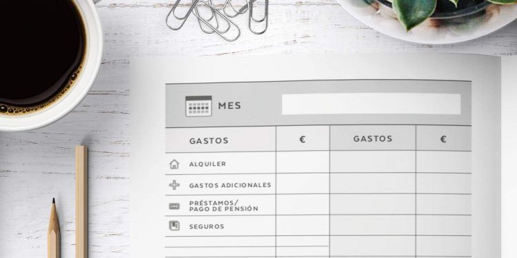 Tener una libreta de gastos