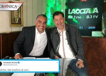 Tunden en redes a Gerardo Noroña después de que dio positivo en COVID-19