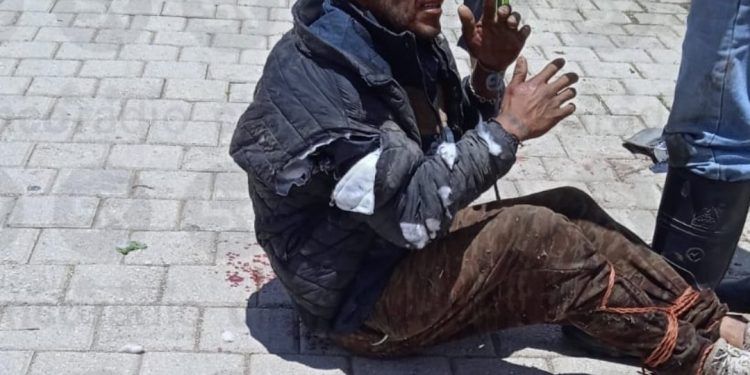Golpean a presunto ladrón en fraccionamiento de Amozoc